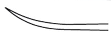 Pediando® Nagelschere 52182301, 9 cm R, gebogen mit Manikürspitze