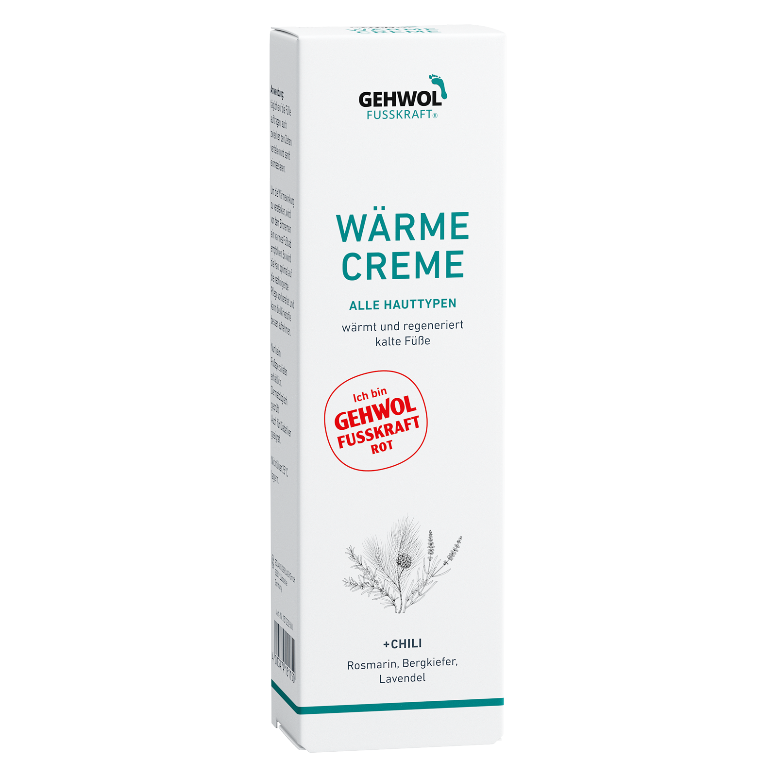 GEHWOL FUSSKRAFT® Wärme Creme (Rot), 75 ml