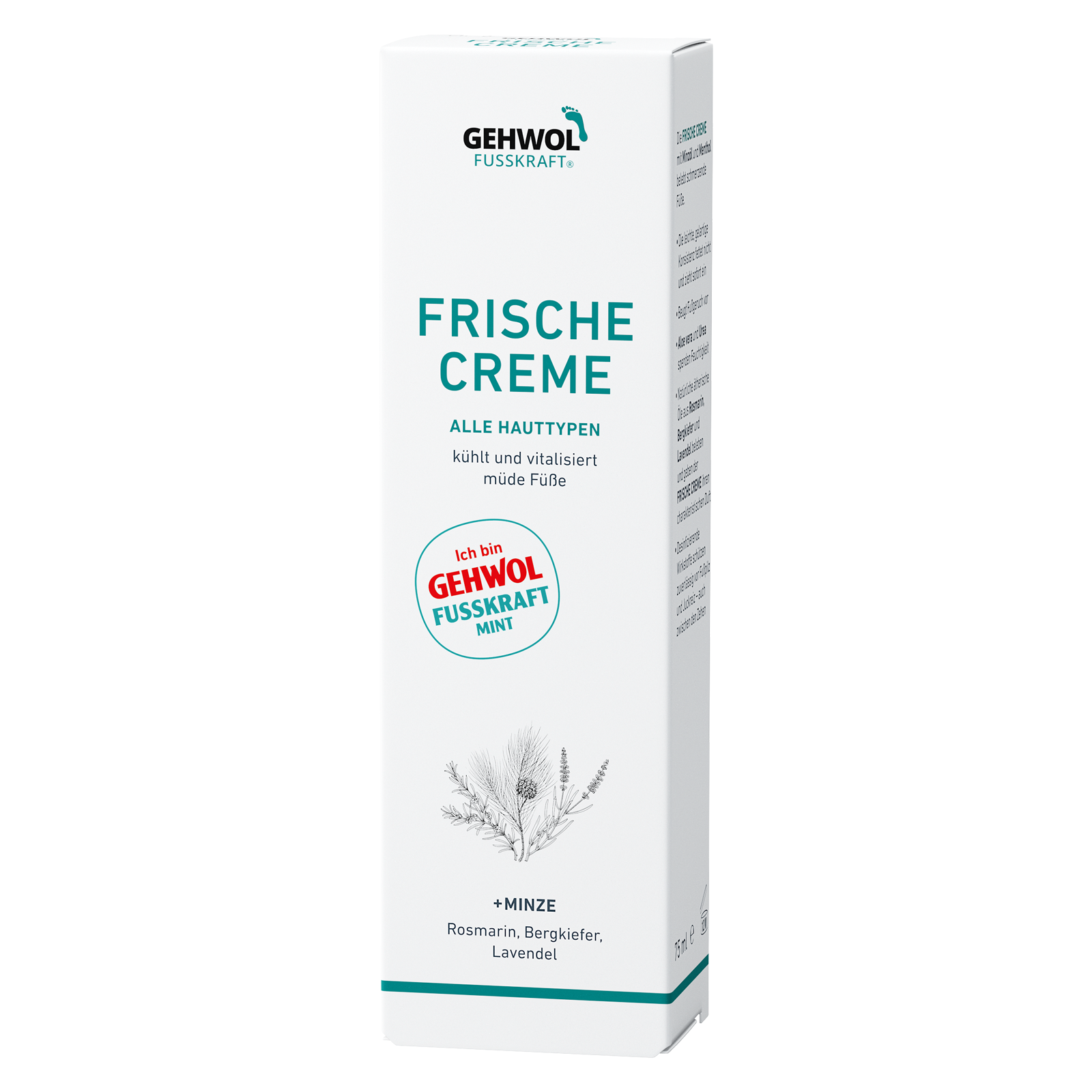 GEHWOL FUSSKRAFT® Frische Creme (Mint), 75 ml