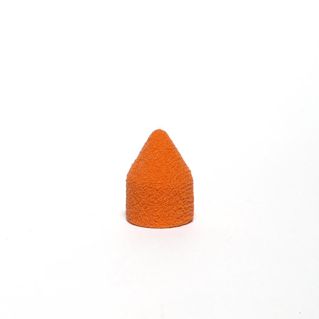 Lukas Schleifkappen PODO Ø 13 mm orange, spitz, 10 Stück