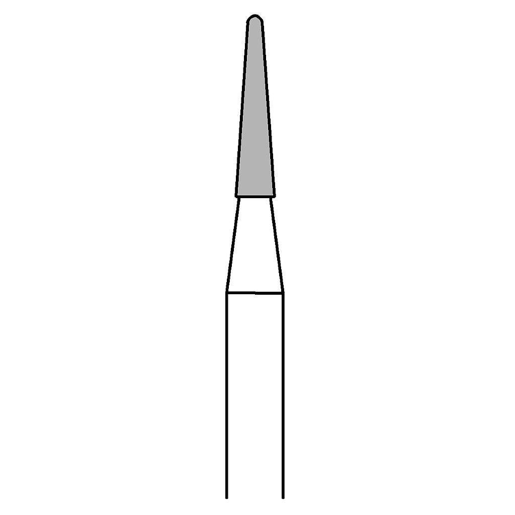 Busch MIDI Hartmetall-Fräser M433MQS, mittlere Verzahnung mit Querhieb, 2 Stück