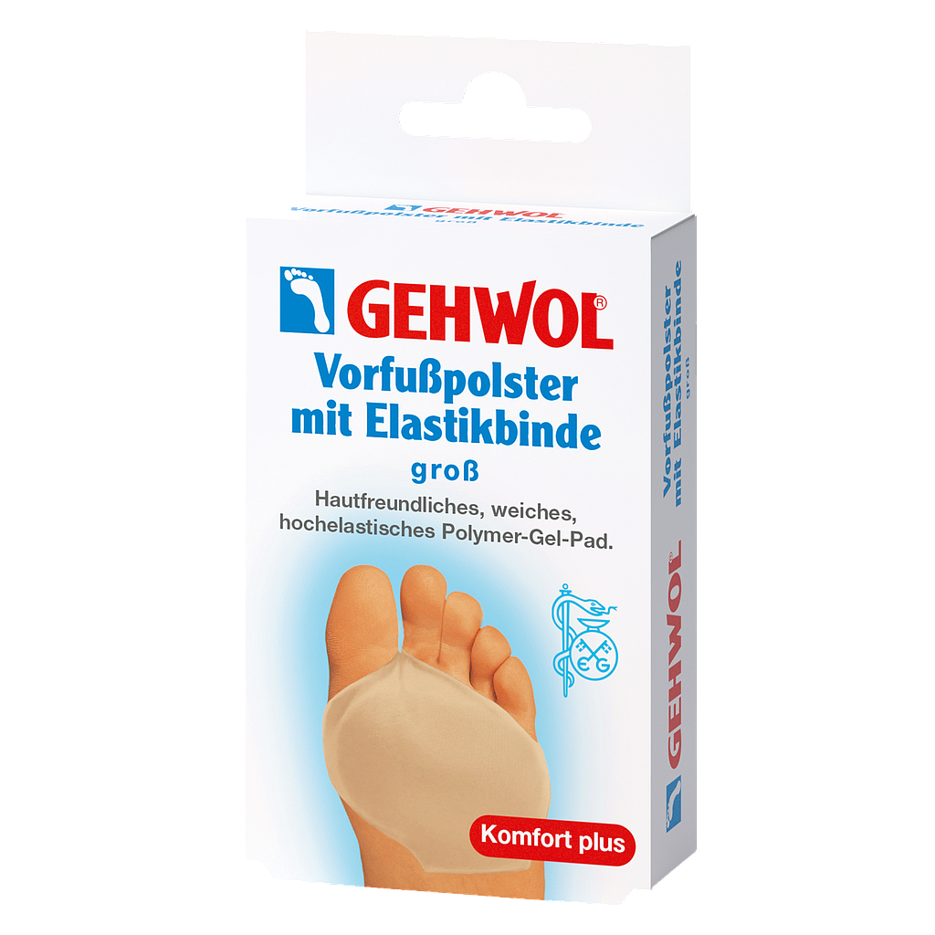 GEHWOL® Vorfusspolster mit Elastikbinde, gross, 1 Stück