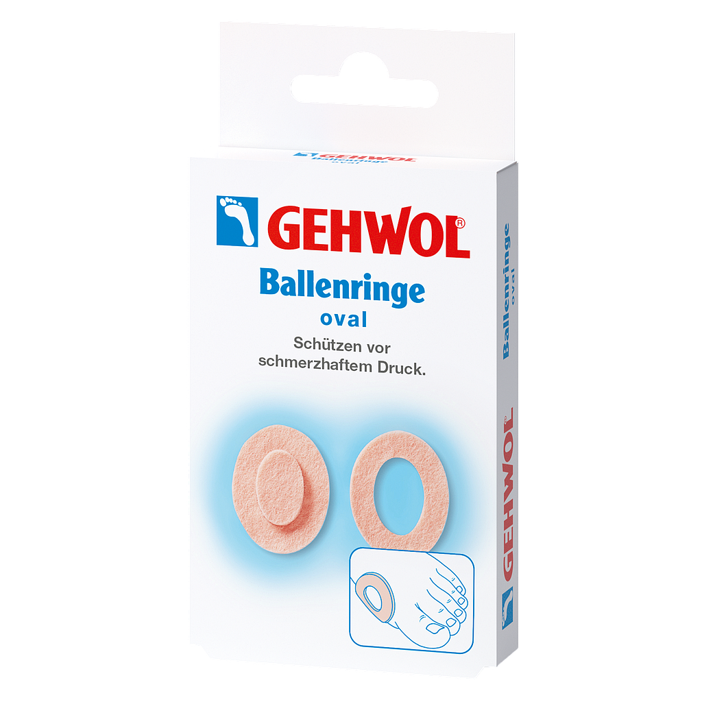 GEHWOL® Ballenringe oval, MD, 6 Stück