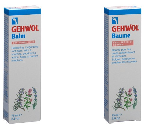 GEHWOL® Baume peau seche et gerçee, GW Balsam, trockene spröde Haut, 75 ml GB/F