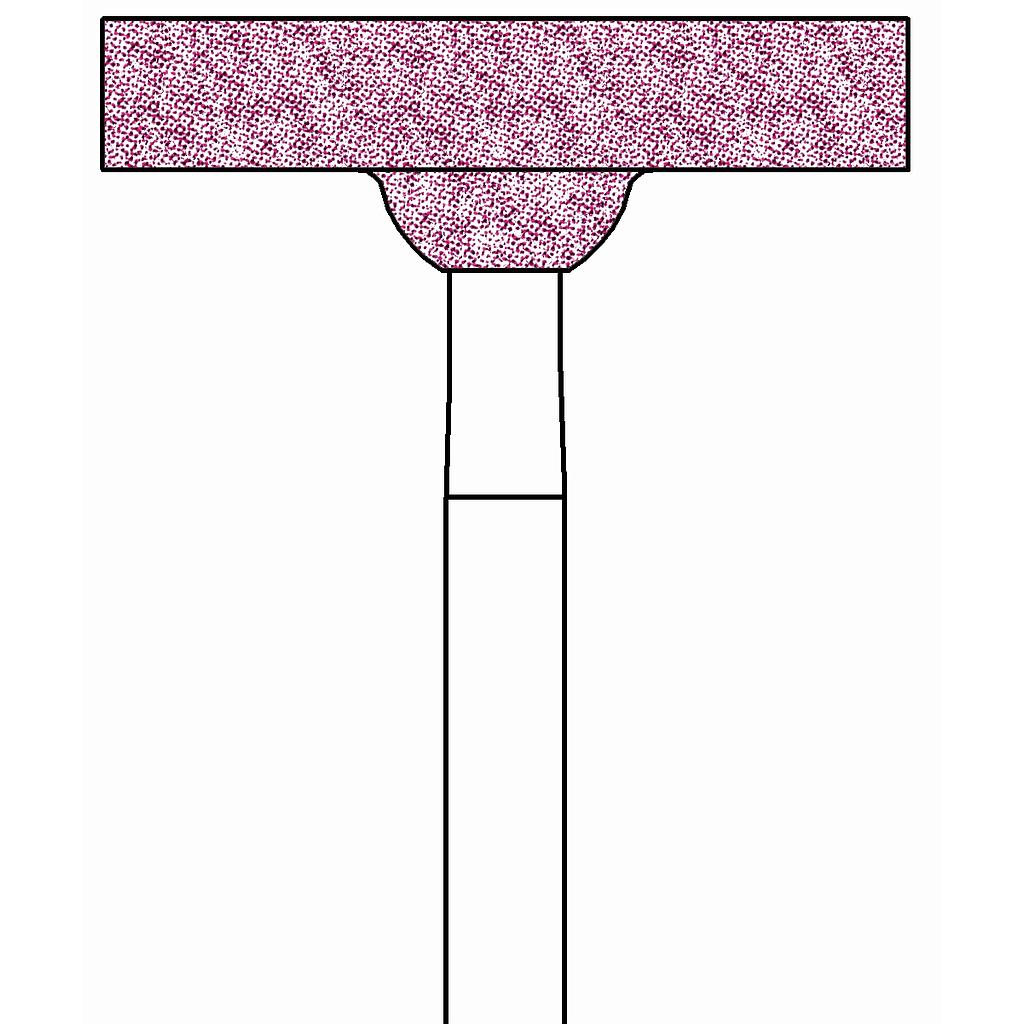 Busch Edelkorund Schleifkörper 716, 160, rosa, 6 Stück