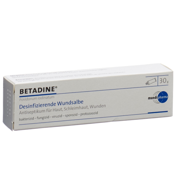 BETADINE® Desinfizierende Wundsalbe, Tube 30 g (nur für berechtigte Personen)