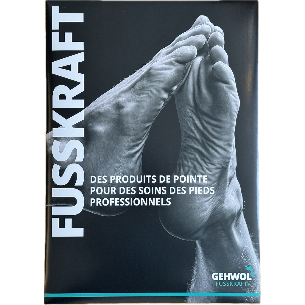 GEHWOL FUSSKRAFT® Affiche 'Produits de pointe', Format DIN A2 - 42 x 60 cm