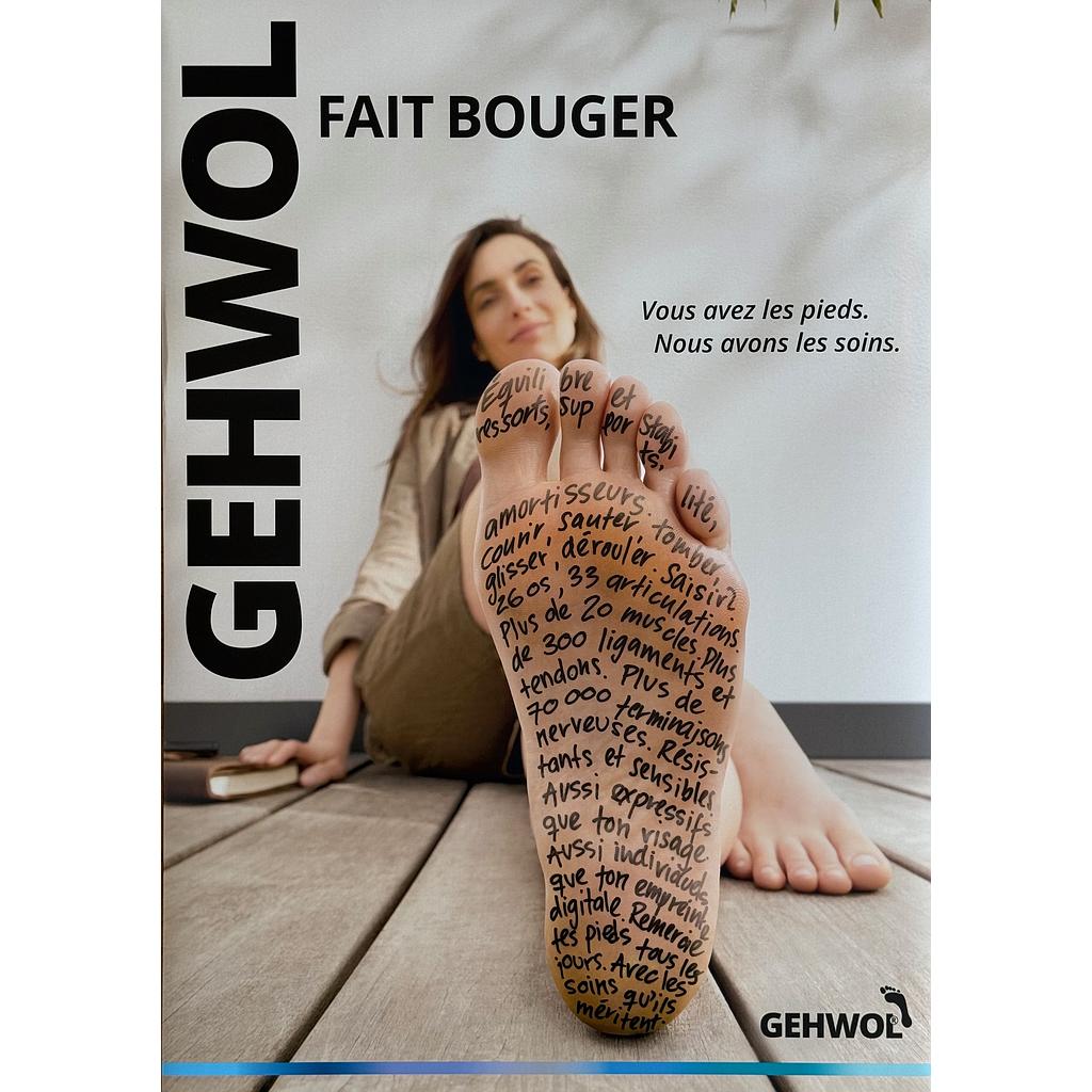 GEHWOL FUSSKRAFT® Affiche 'Manifeste du pied', Format DIN A2 - 42 x 60 cm