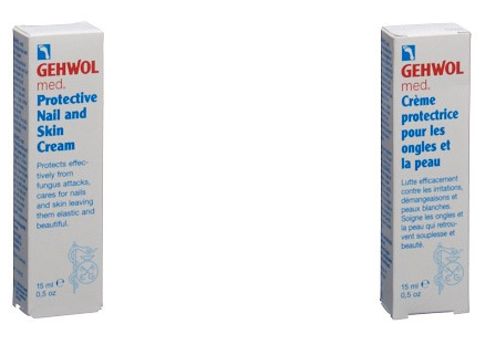 GEHWOL med® Crème protectrice pour les ongles et la peau, GW med® Nagel- und Hautschutzcreme, 15 ml GB/F