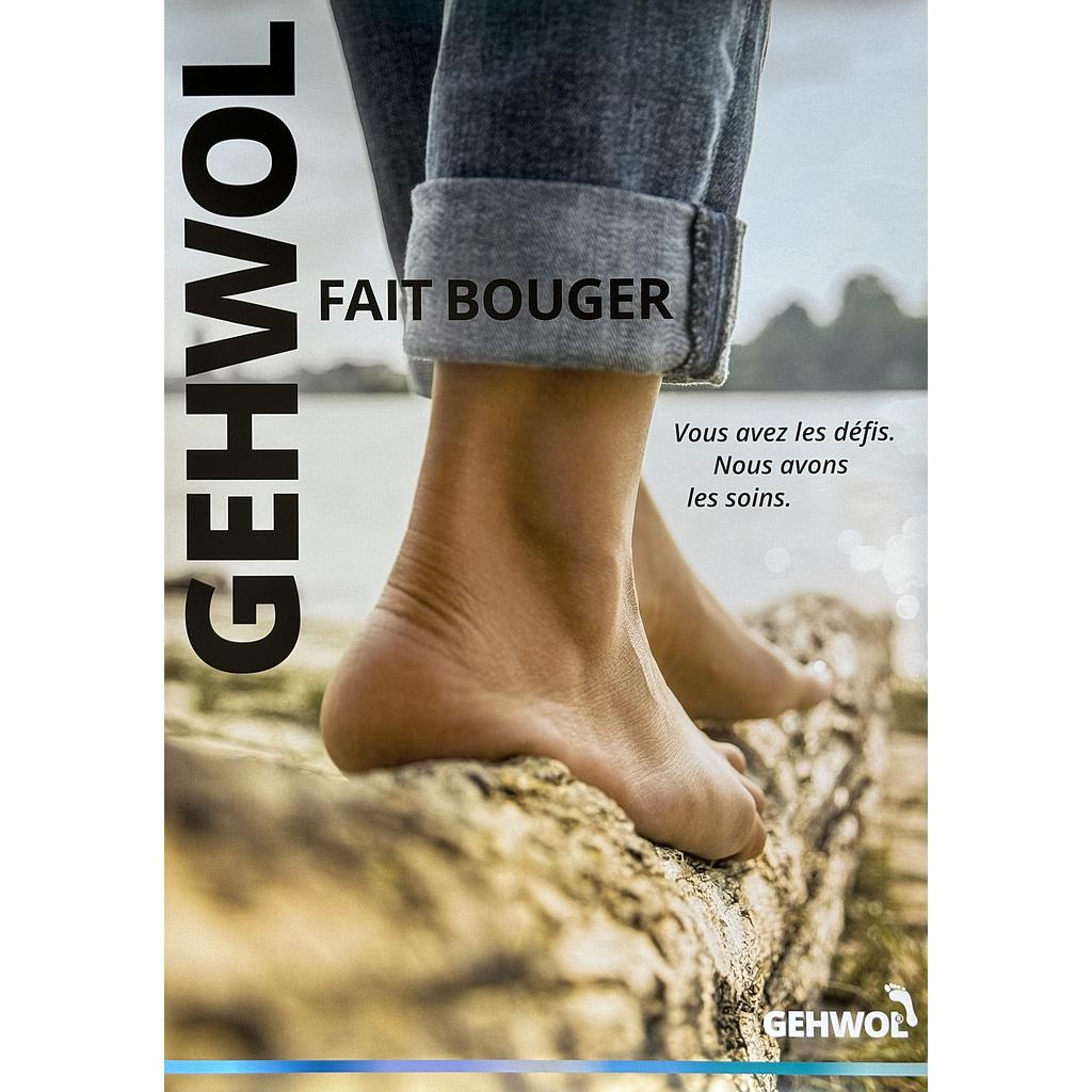 GEHWOL® Affiche 'maintenir l'équilibre', Format DIN A2 - 42 x 60 cm