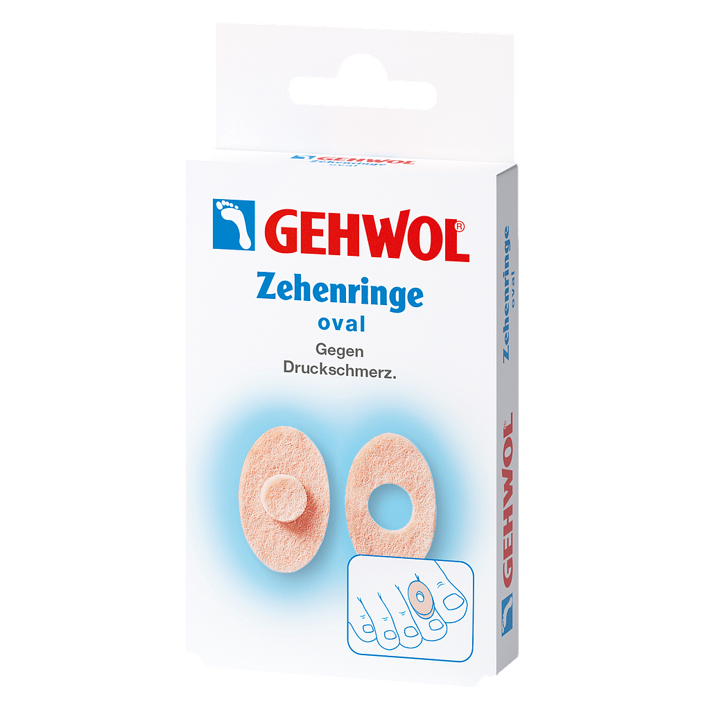 GEHWOL® Zehenringe oval, MD, 9 Stück