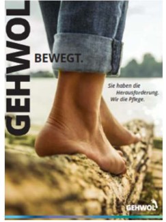 GEHWOL® Plakat 'Balance halten', Format DIN A2 - 42 x 60 cm