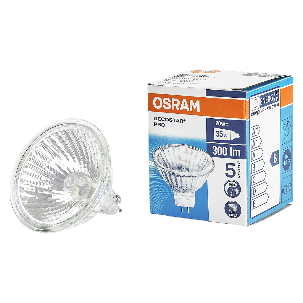 Osram Leuchtmittel für Halogenleuchte Dekostar XL, 20 W, 210 lm