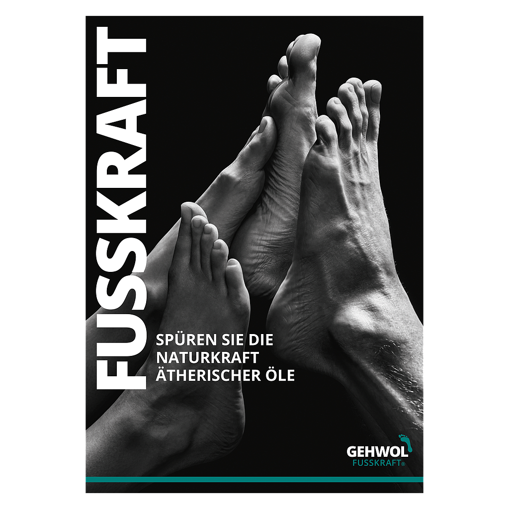 GEHWOL FUSSKRAFT® Plakat 'Naturkraft', Format DIN A2 - 42 x 60 cm