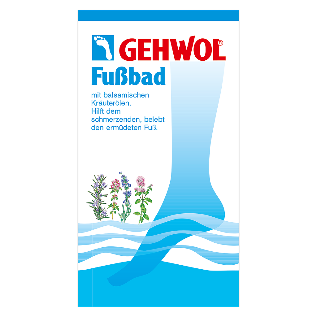 Probe GEHWOL® Fussbad (Farbe Blau), 15 g