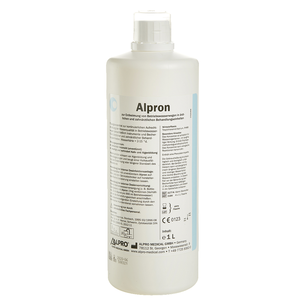 Spraywasser-Entkeimungsmittel ALPRON, 1000 ml