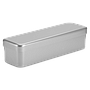 GERLACH TECHNIK Kasten mit Deckel für Schalenkoffer AT/NT MICRO, silber, l x b x h = 36 x 11 x 9 cm